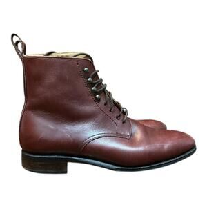 Meermin Boots Women 6 Burgundy